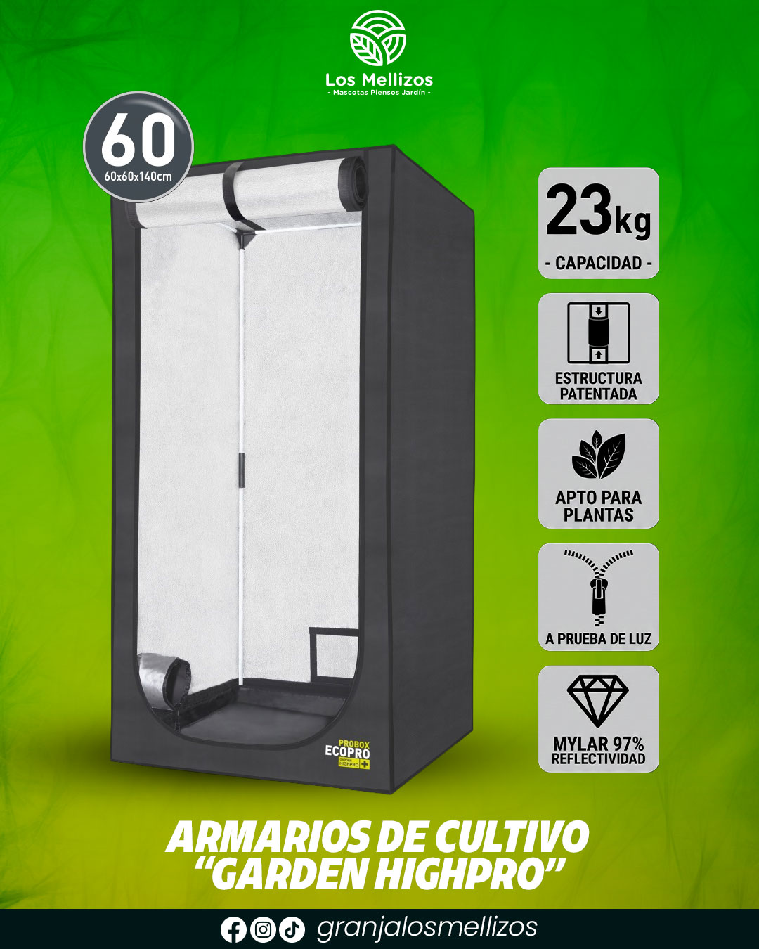 Armarios de Cultivo Garden HighPro