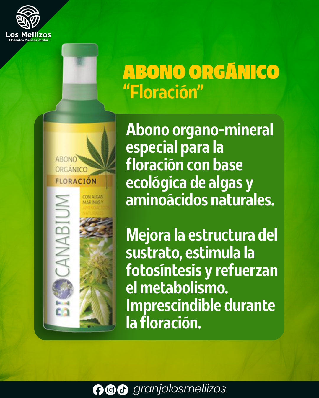 BioCannabium · Abono Orgánico Floración
