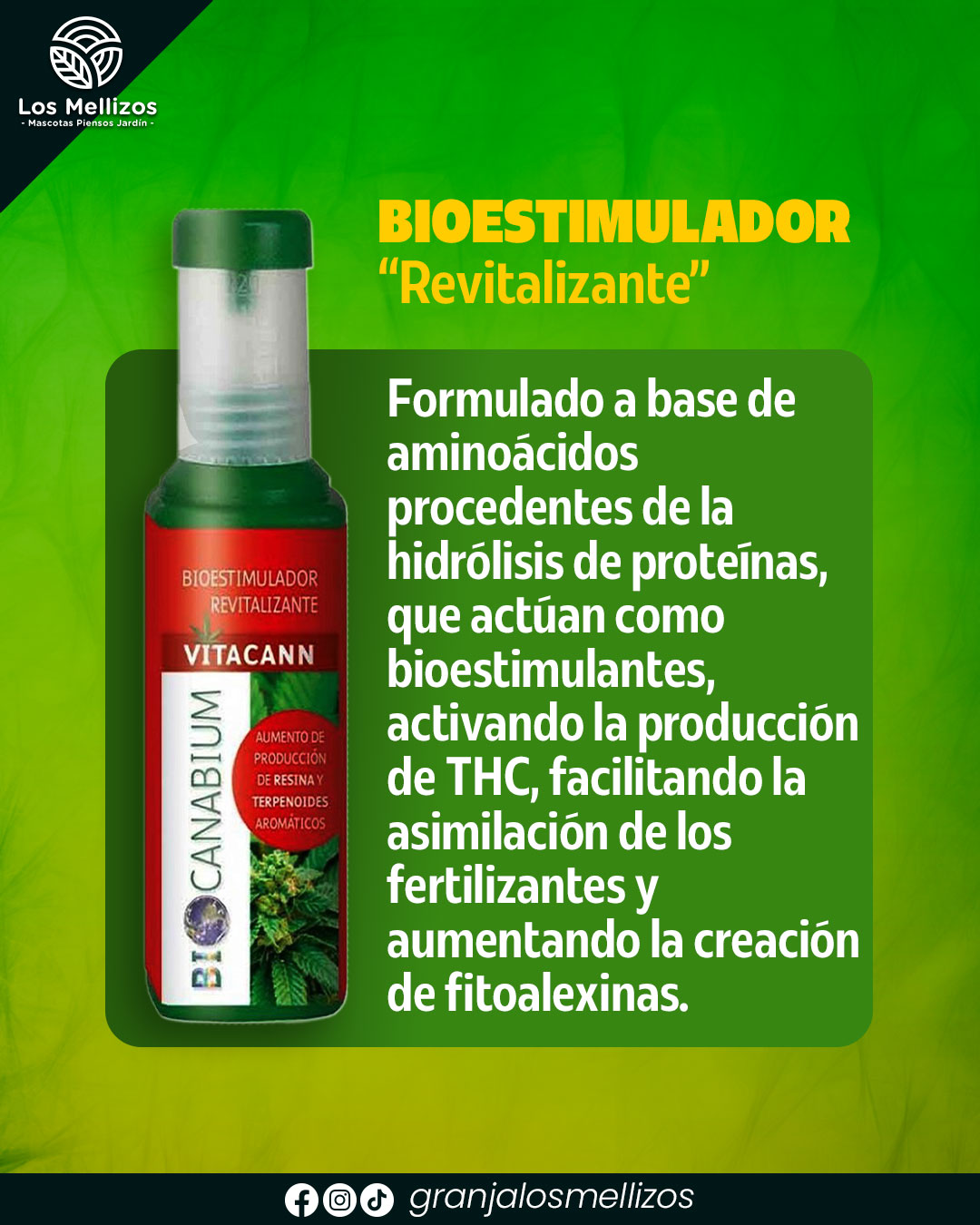 BioCannabium · Bioestimulador Revitalizante