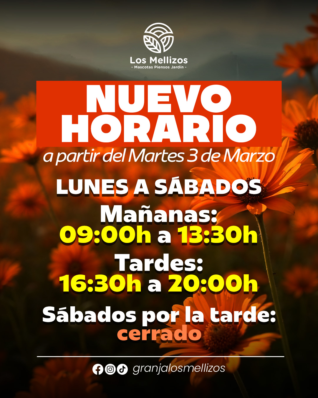 Nuevo horario