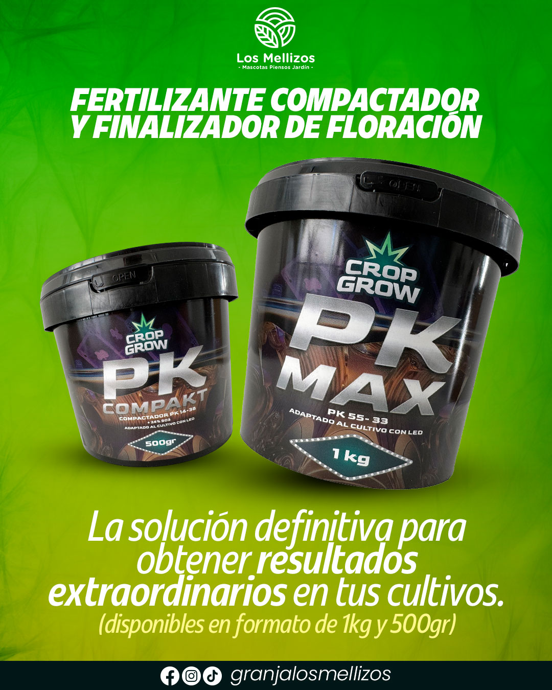 Fertilizante y finalizador de floración