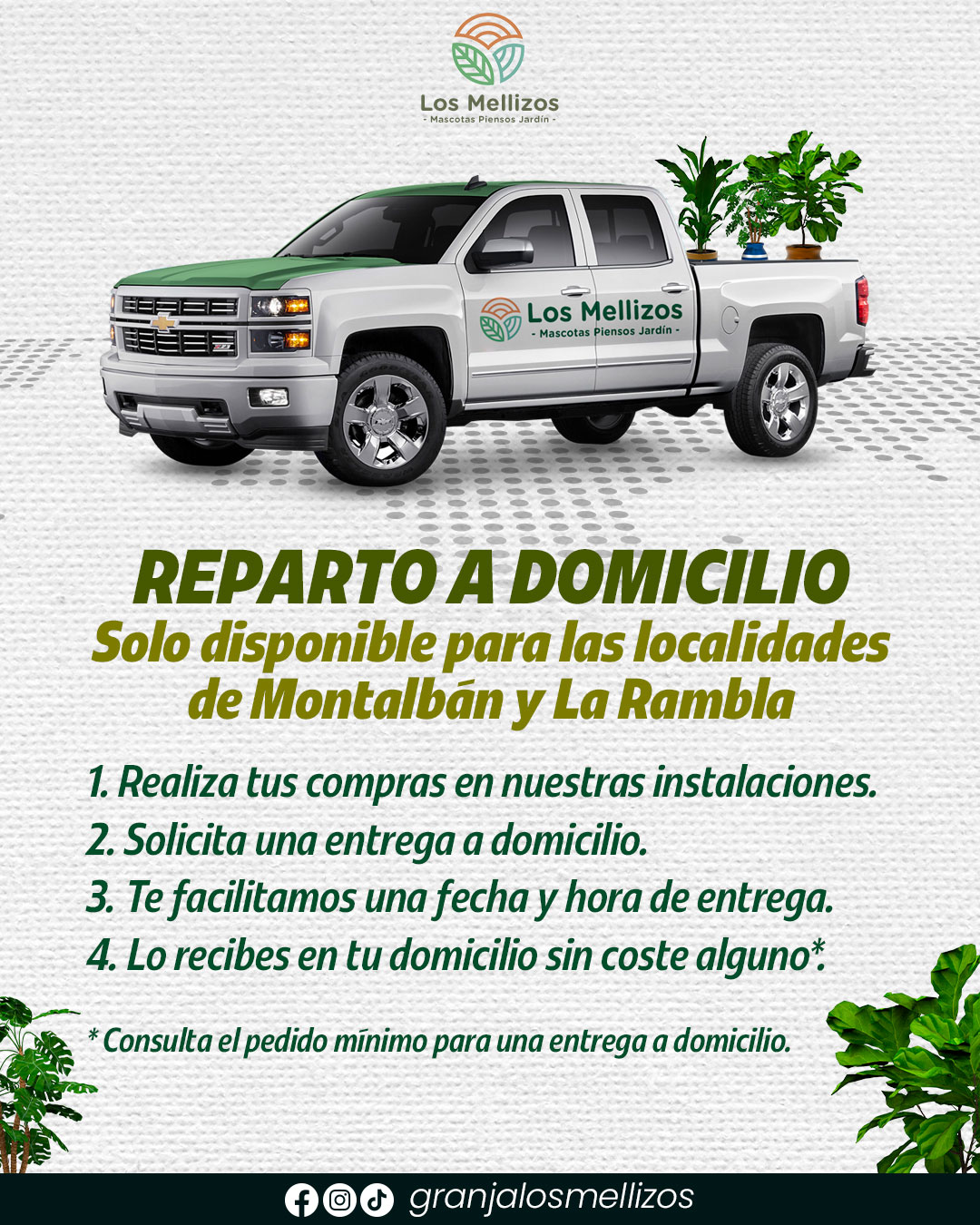 Servicio de reparto a domicilio